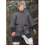 Kettenhemd Haubergeon, Flachring mit Keilnieten, ID 8 mm