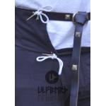 Mittelalterhose aus Baumwolle mit Nesteln, dunkelbraun