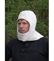 Gepolsterte Kopfhaube, natur