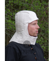 Gepolsterte Kopfhaube, natur