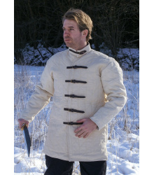 Gambeson mit Schnallen, natur