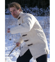 Gambeson mit Schnallen, natur