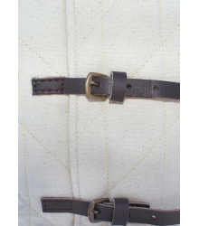 Gambeson mit Schnallen, natur