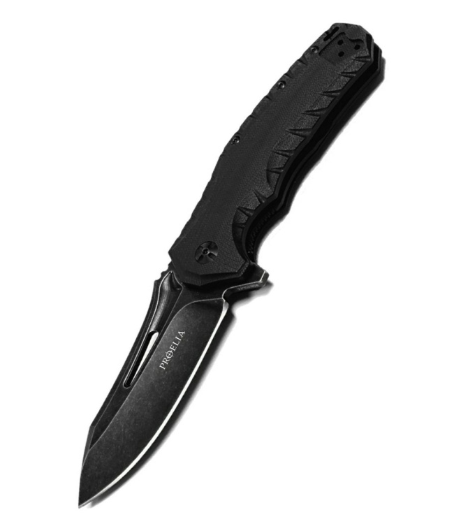 Taschenmesser Proelia Drop Point, blackwash, Defcon