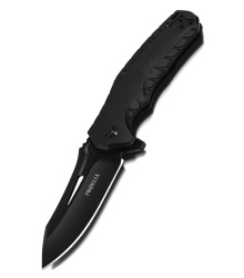 Taschenmesser Proelia Drop Point, matt-schwarz, Defcon