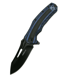Taschenmesser Proelia Drop Point, matt-schwarz, Defcon