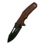 Taschenmesser Proelia Drop Point, matt-schwarz, Defcon