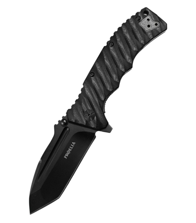 Taschenmesser Proelia Tanto, matt-schwarz, Defcon