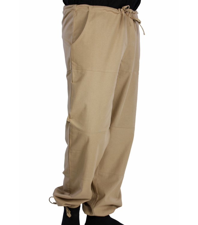 Schlichte Mittelalterhose, beige