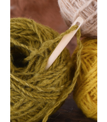 Stricknadel / Große Nähnadel aus Knochen fürs Nadelbinden