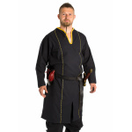 Elfen-Tunika, langarm, schwarz/gelb