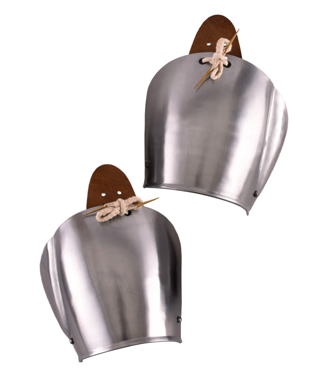 Plattenschultern Churburg, poliert oder brüniert