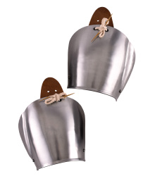 Plattenschultern Churburg, poliert oder brüniert