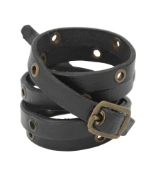 Wickelarmband aus Leder