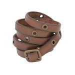 Wickelarmband aus Leder
