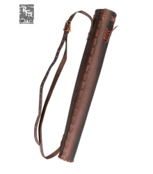 Köcher Hunter aus Leder, für 6 LARP-Pfeile