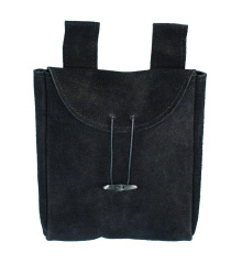 Dünne Ledertasche, mittel