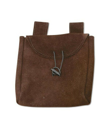 Dünne Ledertasche, mittel