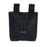 Dünne Ledertasche, mittel