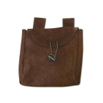 Dünne Ledertasche, mittel