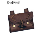 Tranktasche aus Leder mit 2 Flaschen