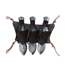 Gürtelhalter, für 3 Wurfmesser