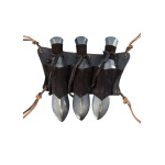 Gürtelhalter, für 3 Wurfmesser