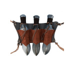 Gürtelhalter, für 3 Wurfmesser