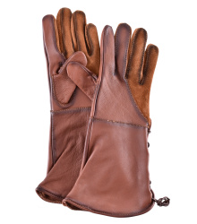 Falknerhandschuhe, braun