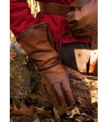 Falknerhandschuhe, braun