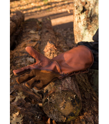 Falknerhandschuhe, braun