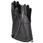 Falknerhandschuhe, schwarz