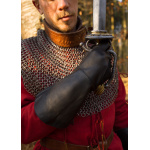 Falknerhandschuhe, schwarz