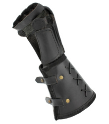 Panzerhandschuh aus Leder, Rechte Hand