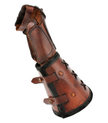 Panzerhandschuh aus Leder, Rechte Hand