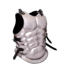 Muskelbrust- und Rückenpanzer, 1,2 mm Stahl, poliert