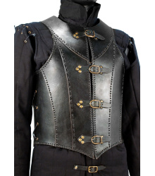 Lederrüstung Veteran, schwarz oder braun