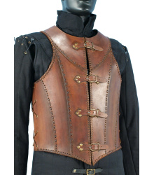 Lederrüstung Veteran, schwarz oder braun