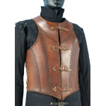 Lederrüstung Veteran, schwarz oder braun