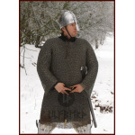 Kettenhemd Hauberk, unvernietet, ID 8 mm, verzinkt