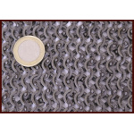 Kettenhemd Hauberk, unvernietet, ID 8 mm, verzinkt