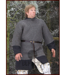 Kettenhemd Haubergeon, unvernietet, ID 8 mm, verzinkt