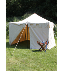 Ritterzelt Herold, 3 x 3 m Farbe natur