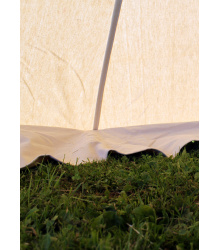 Ritterzelt Herold, 3 x 3 m Farbe natur