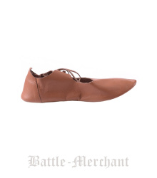 Flache Schuhe, Ristschnürung, wendegenäht