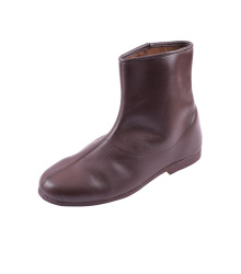 Kurze Mittelalter-Schnürstiefel, dunkelbraun