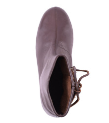 Kurze Mittelalter-Schnürstiefel, dunkelbraun