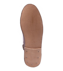 Kurze Mittelalter-Schnürstiefel, dunkelbraun