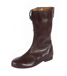 Lange Schnürstiefel, dunkelbraun