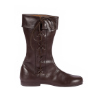 Lange Schnürstiefel, dunkelbraun